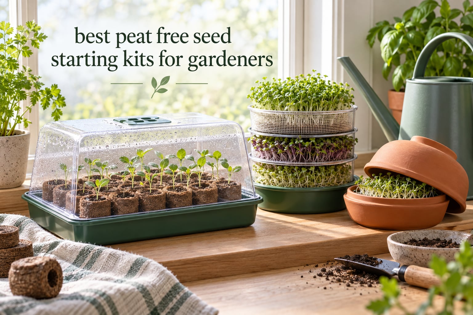 best peat free seed starting kits for gardeners