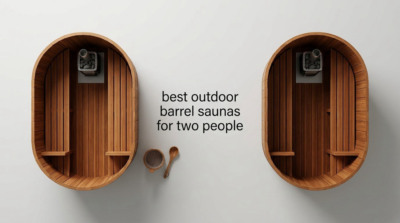 best outdoor barrel saunas for two people