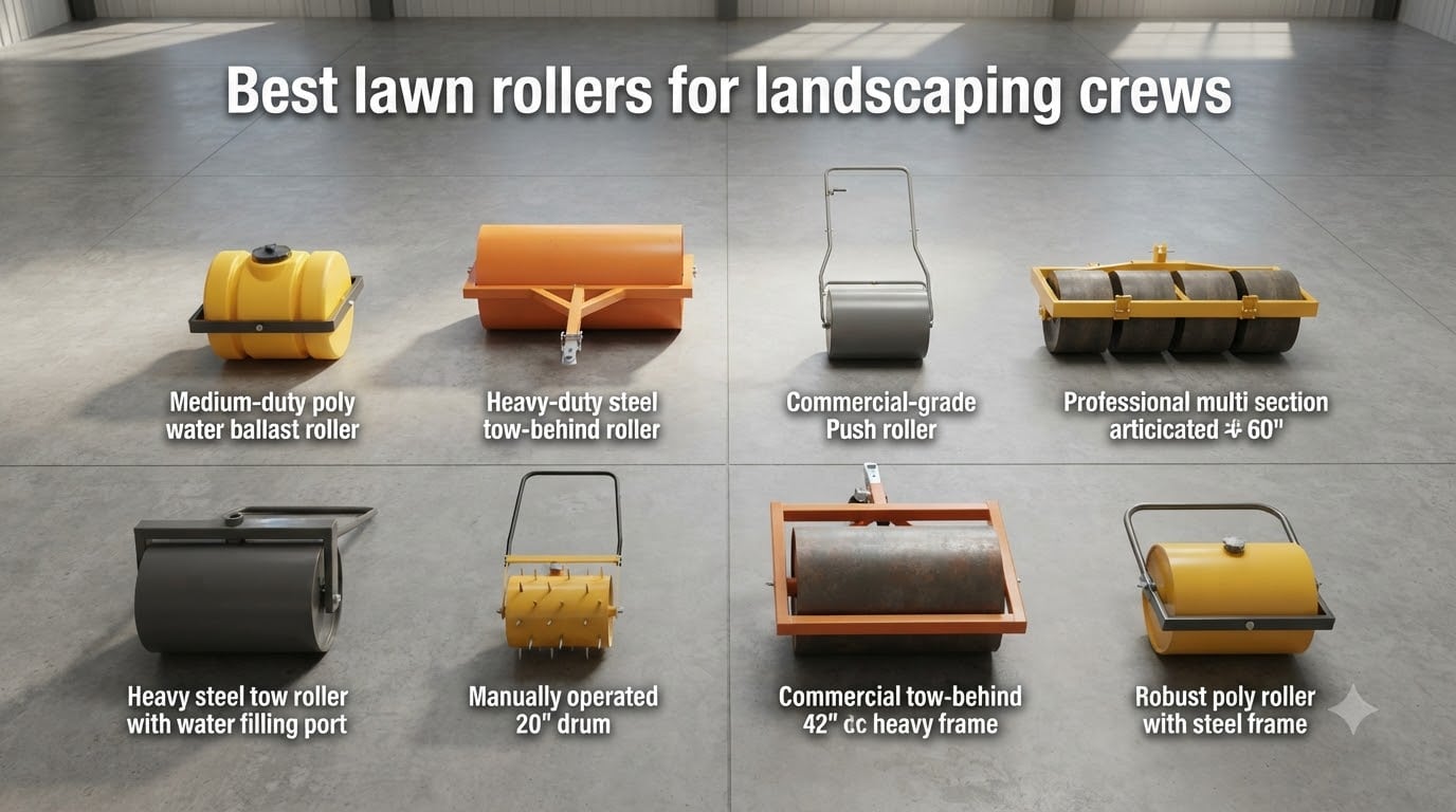 Best lawn rollers for landscaping crews