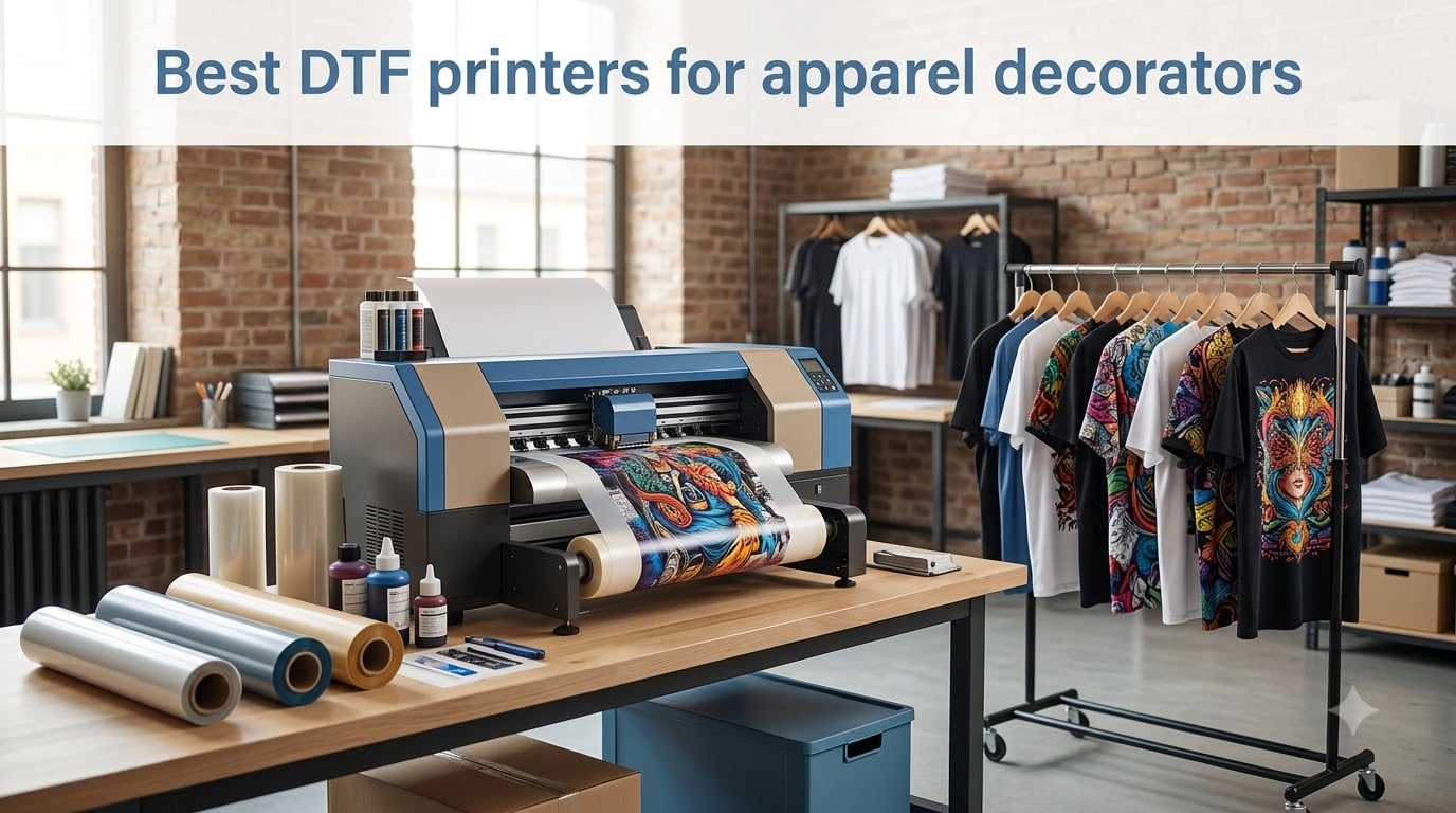 Best DTF printers for apparel decorators