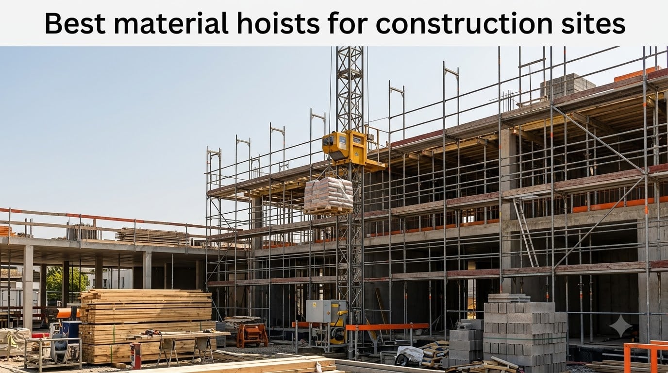 Best material hoists for construction sites