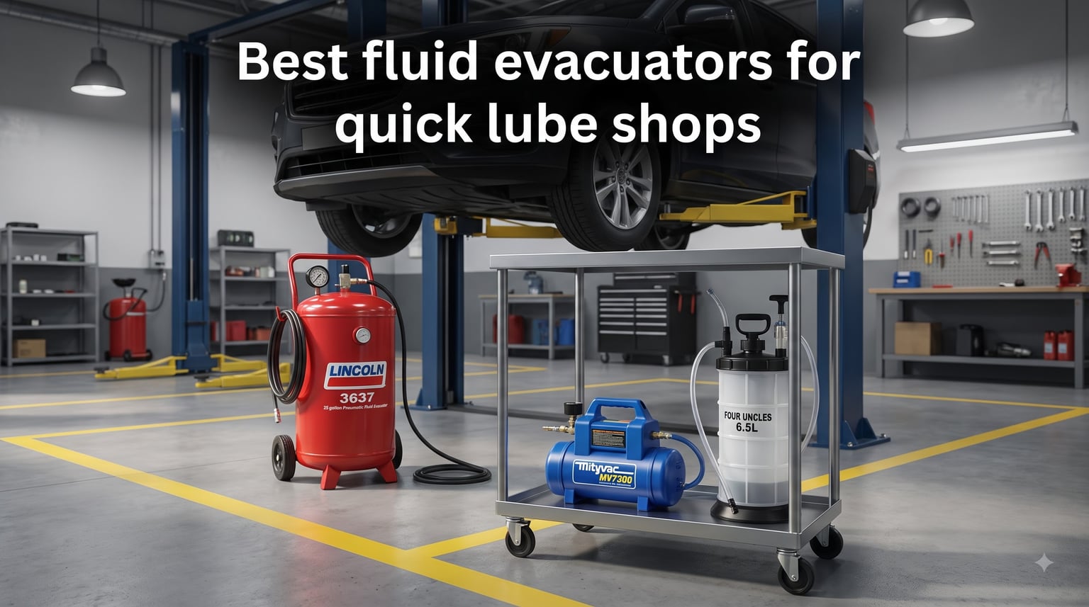 Best fluid evacuators for quick lube shops