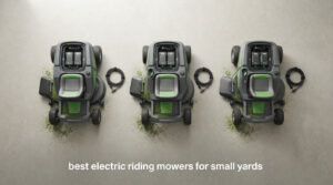 best electric riding mowers for small yards