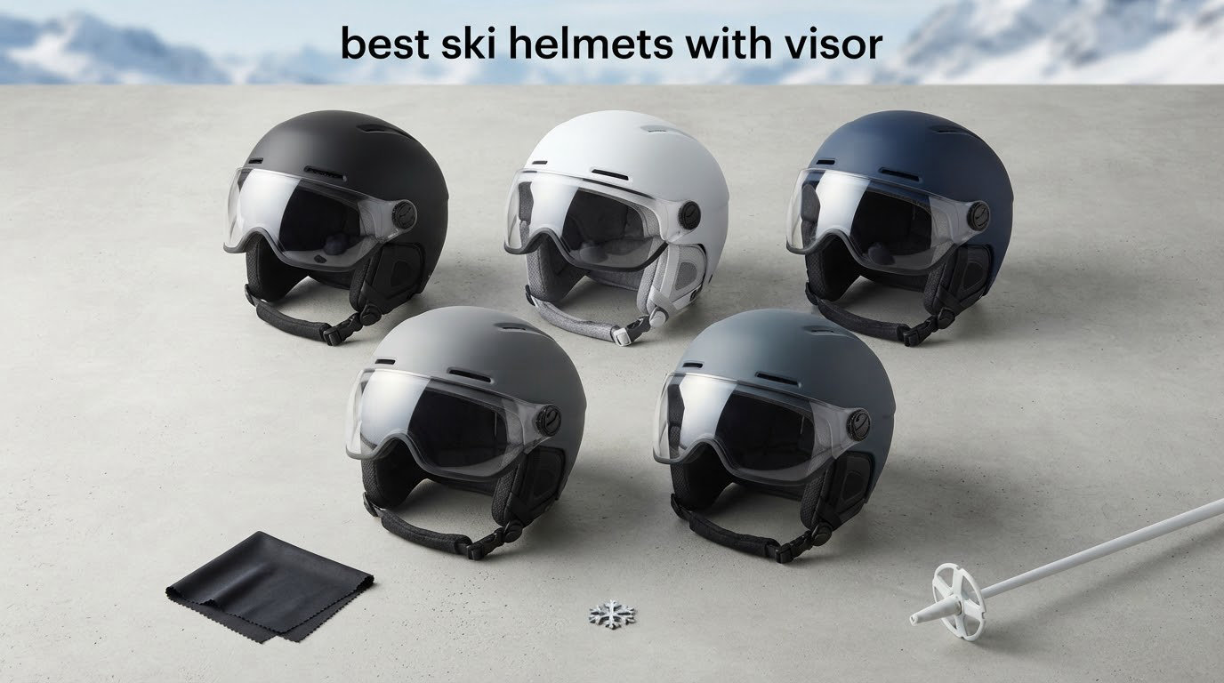 best ski helmets with visor