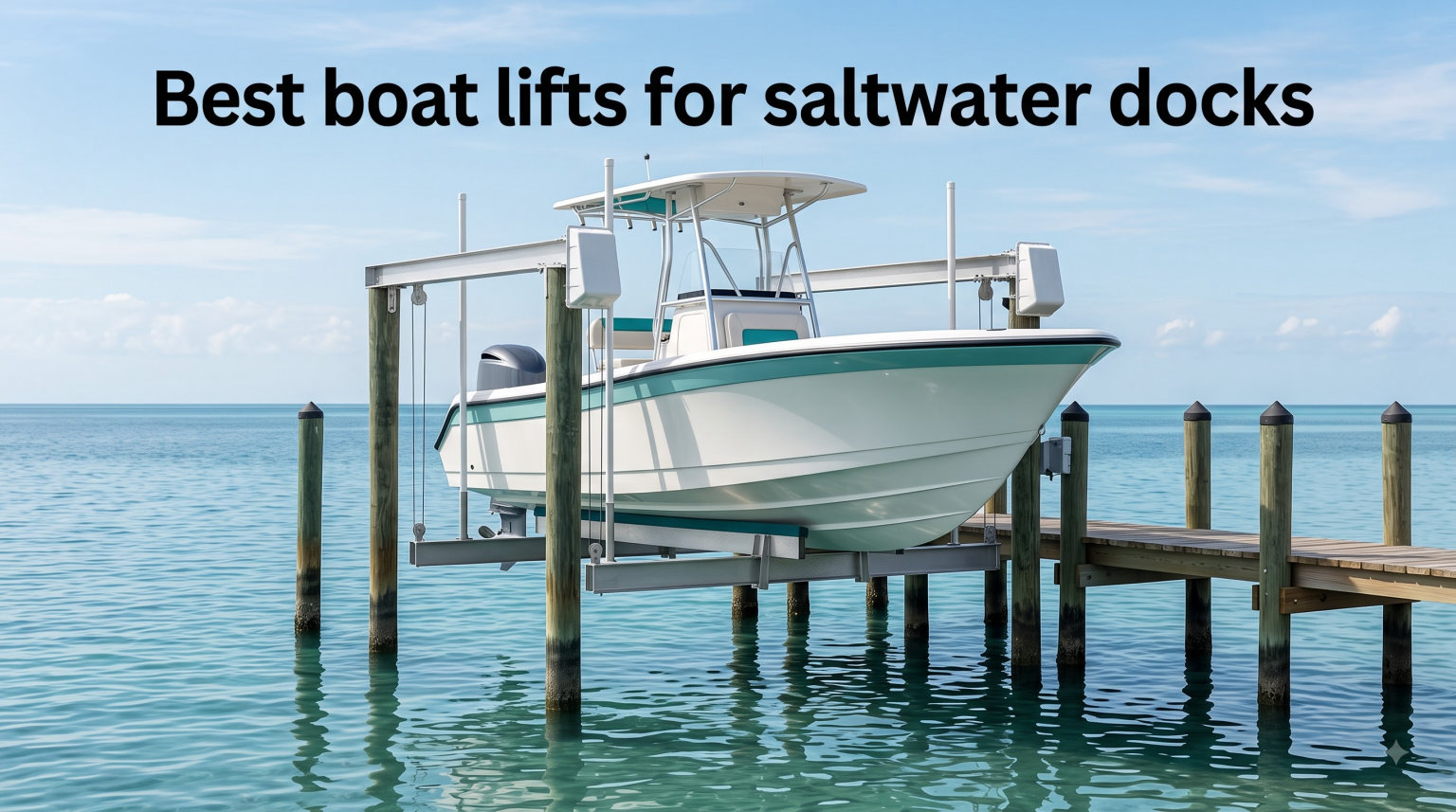 Best boat lifts for saltwater docks