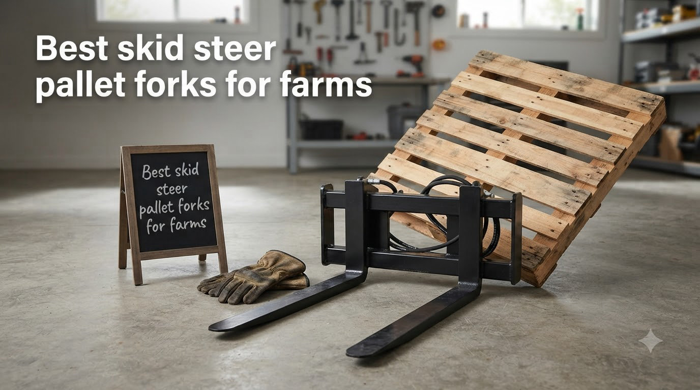 Best skid steer pallet forks for farms