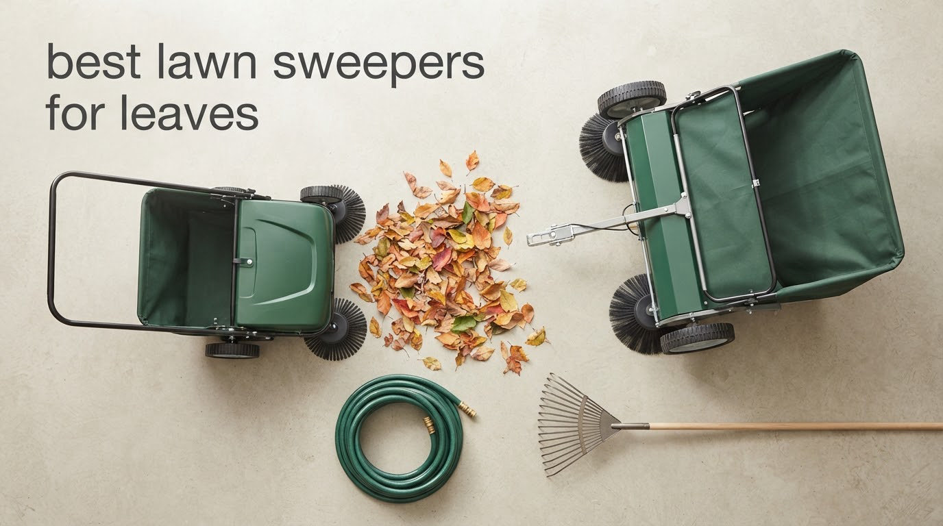 best lawn sweepers for leaves