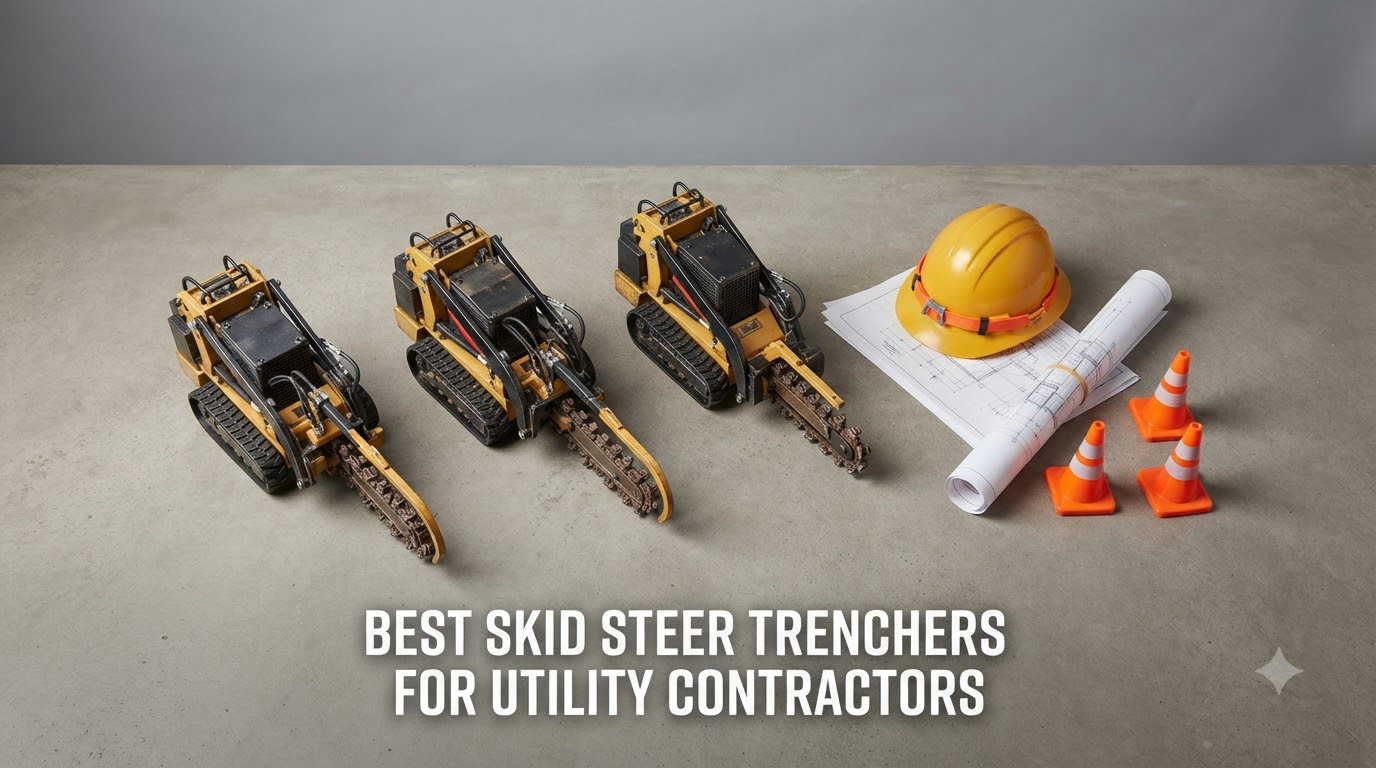 Best skid steer trenchers for utility contractors