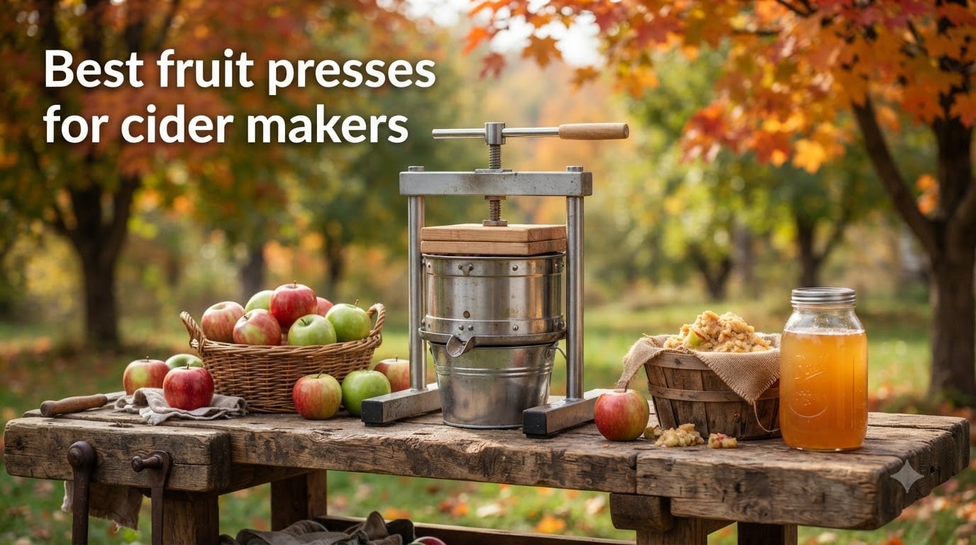 Best fruit presses for cider makers
