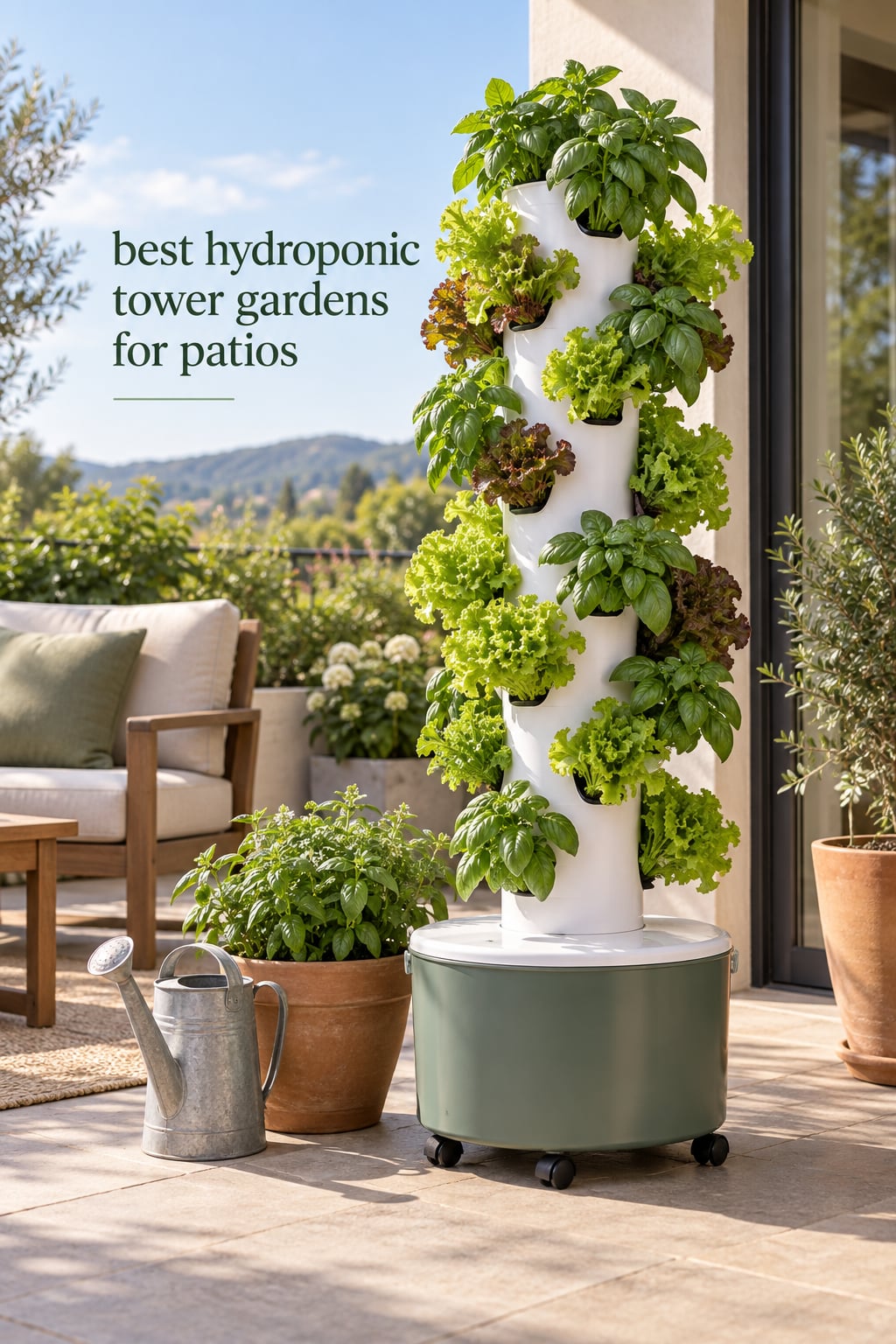 best hydroponic tower gardens for patios