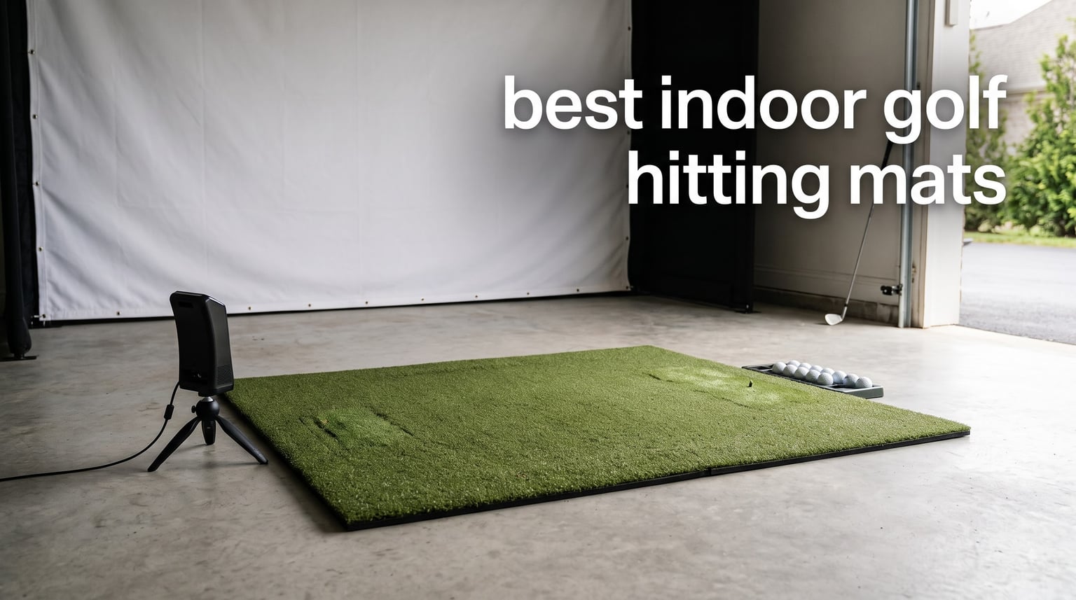 best indoor golf hitting mats