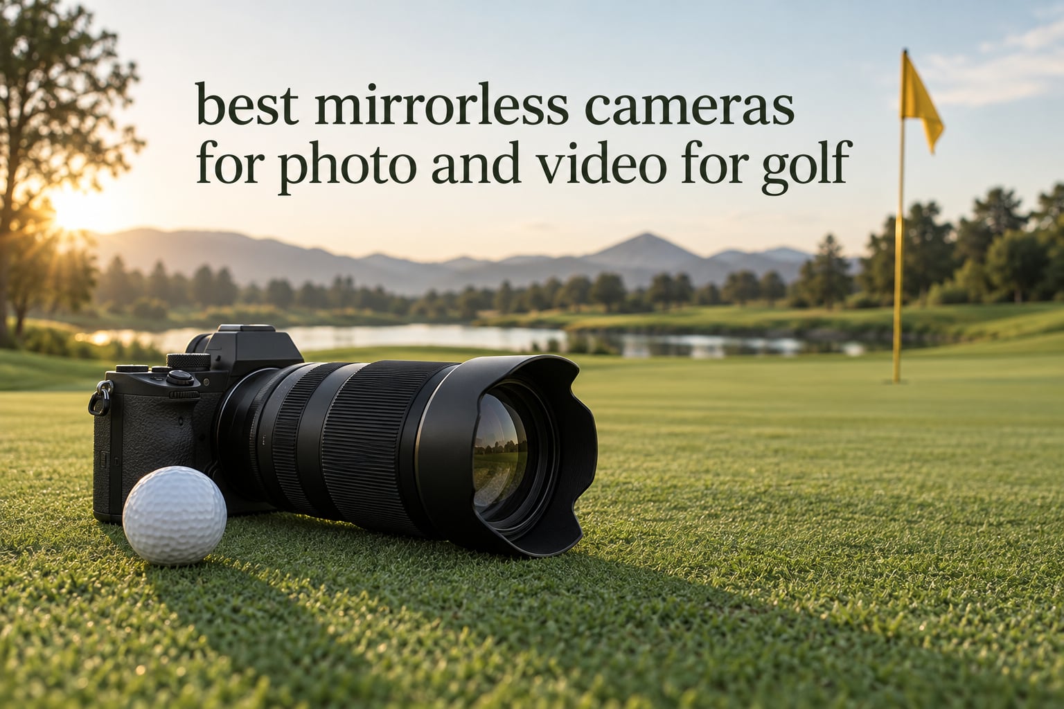 best mirrorless cameras for photo and video for golf
