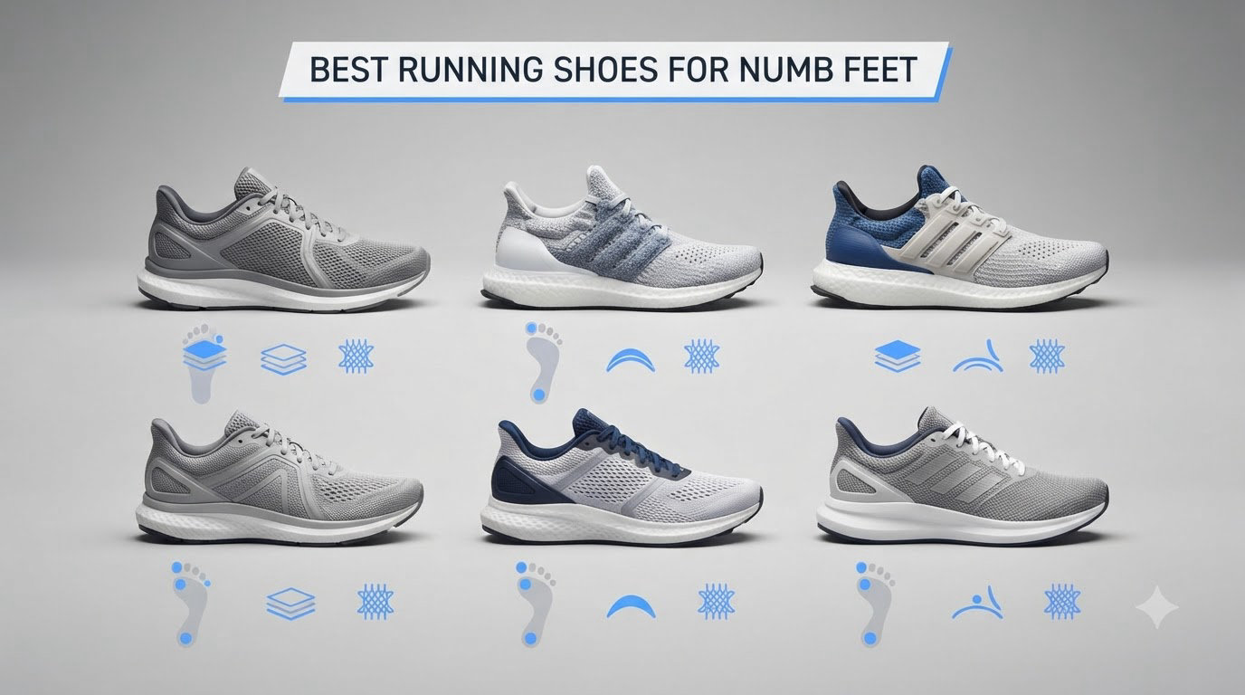 best running shoes for numb feet