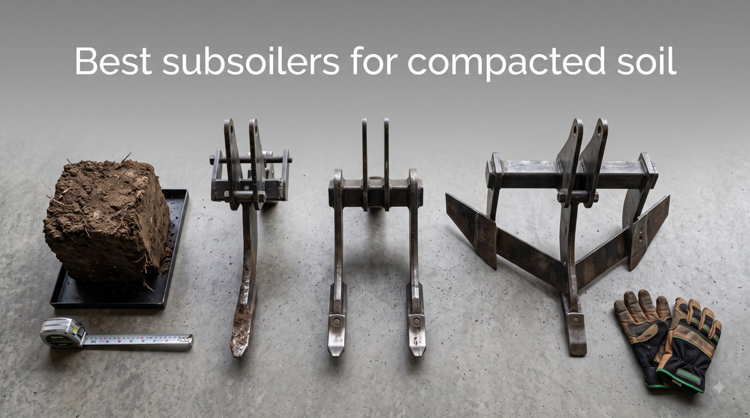 Best subsoilers for compacted soil