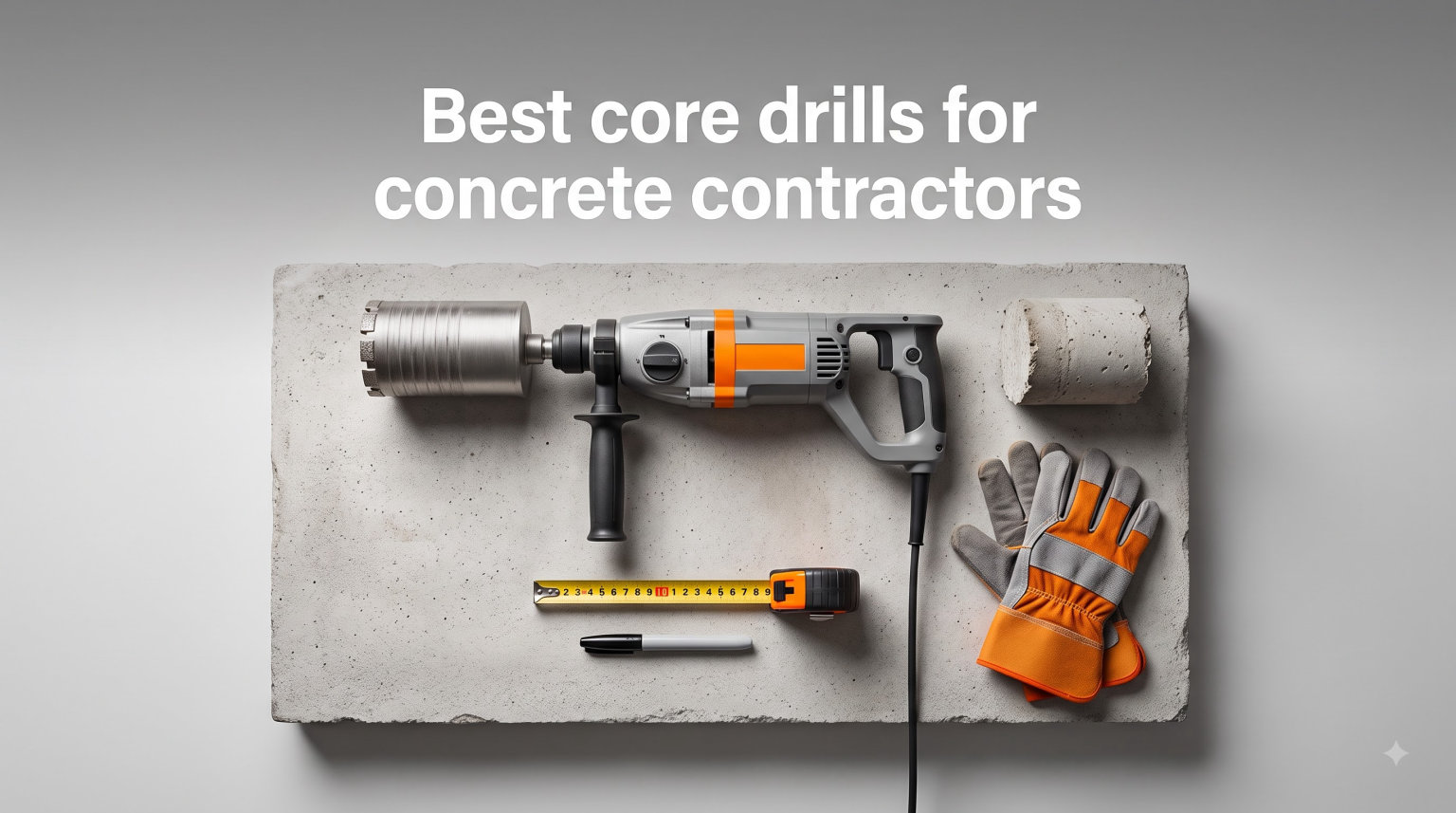Best core drills for concrete contractors
