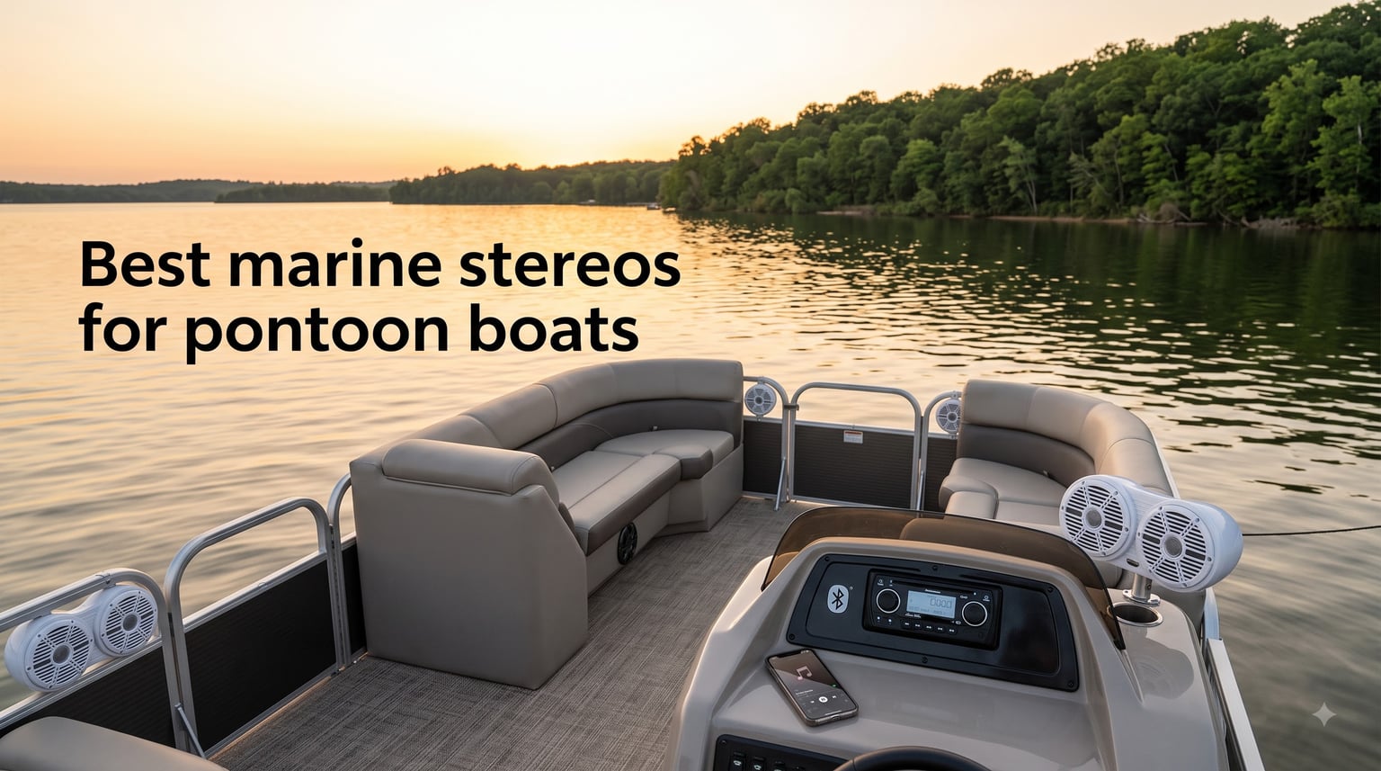 Best marine stereos for pontoon boats