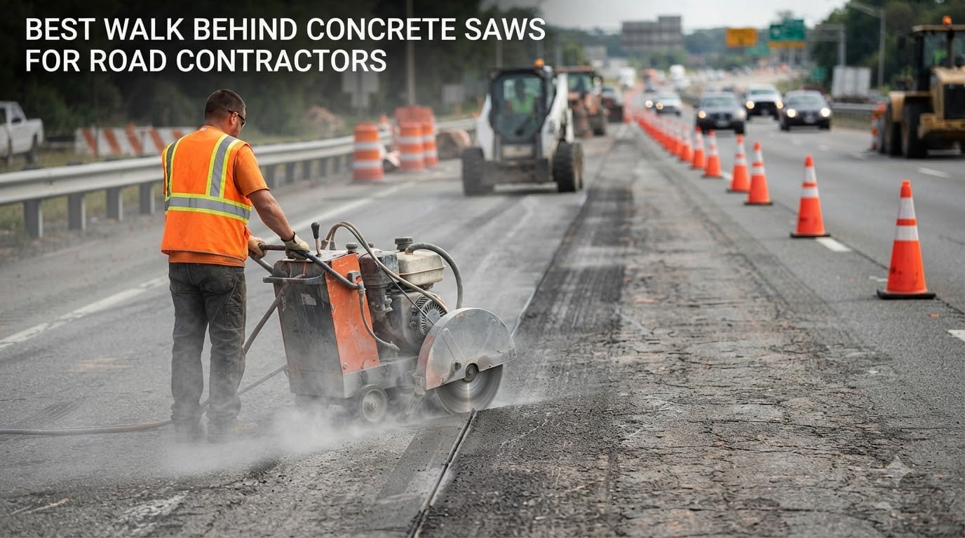 Best walk behind concrete saws for road contractors