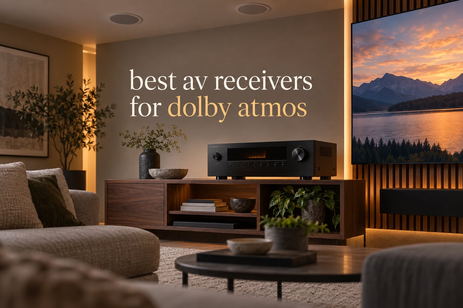 best av receivers for dolby atmos