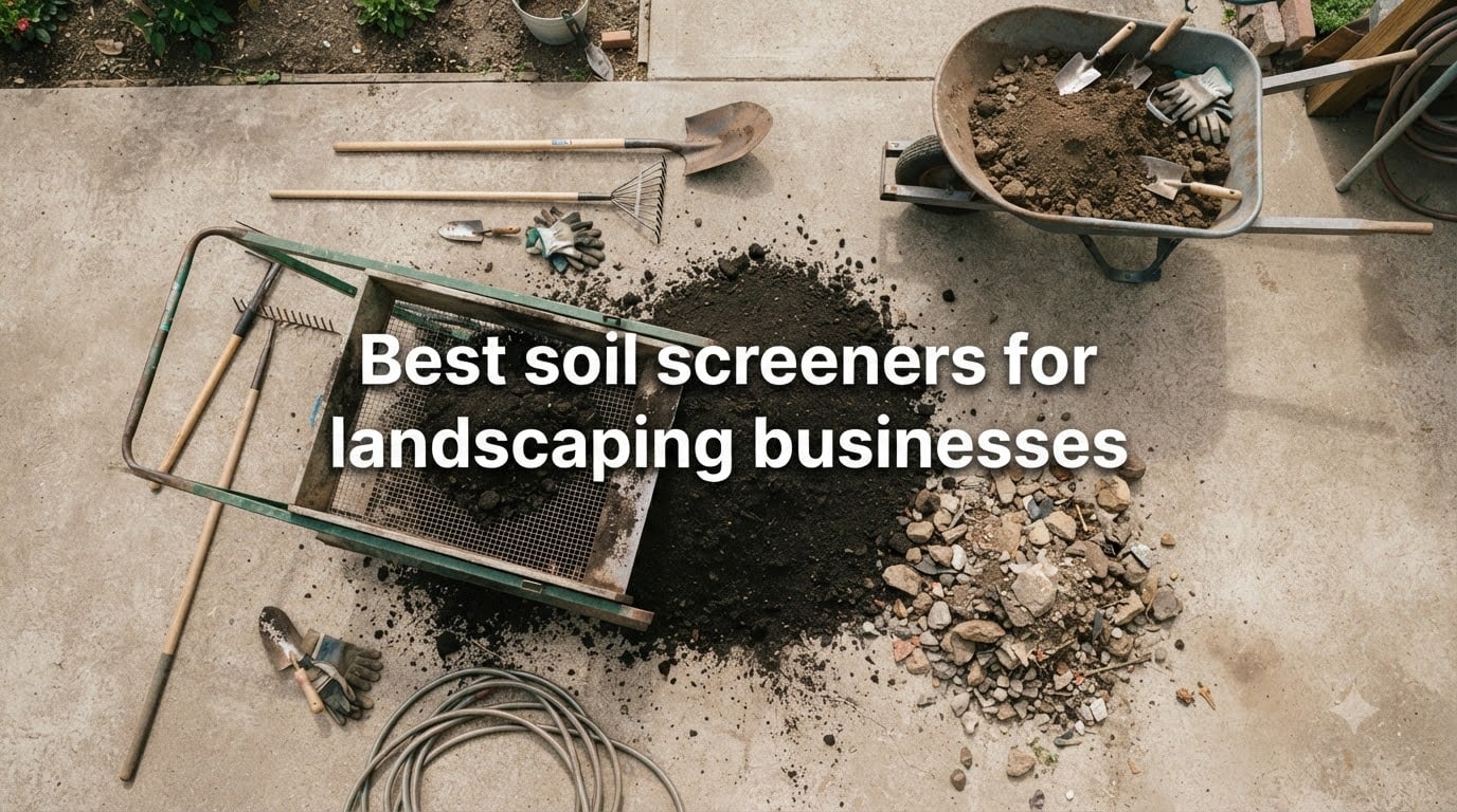 Best soil screeners for landscaping businesses