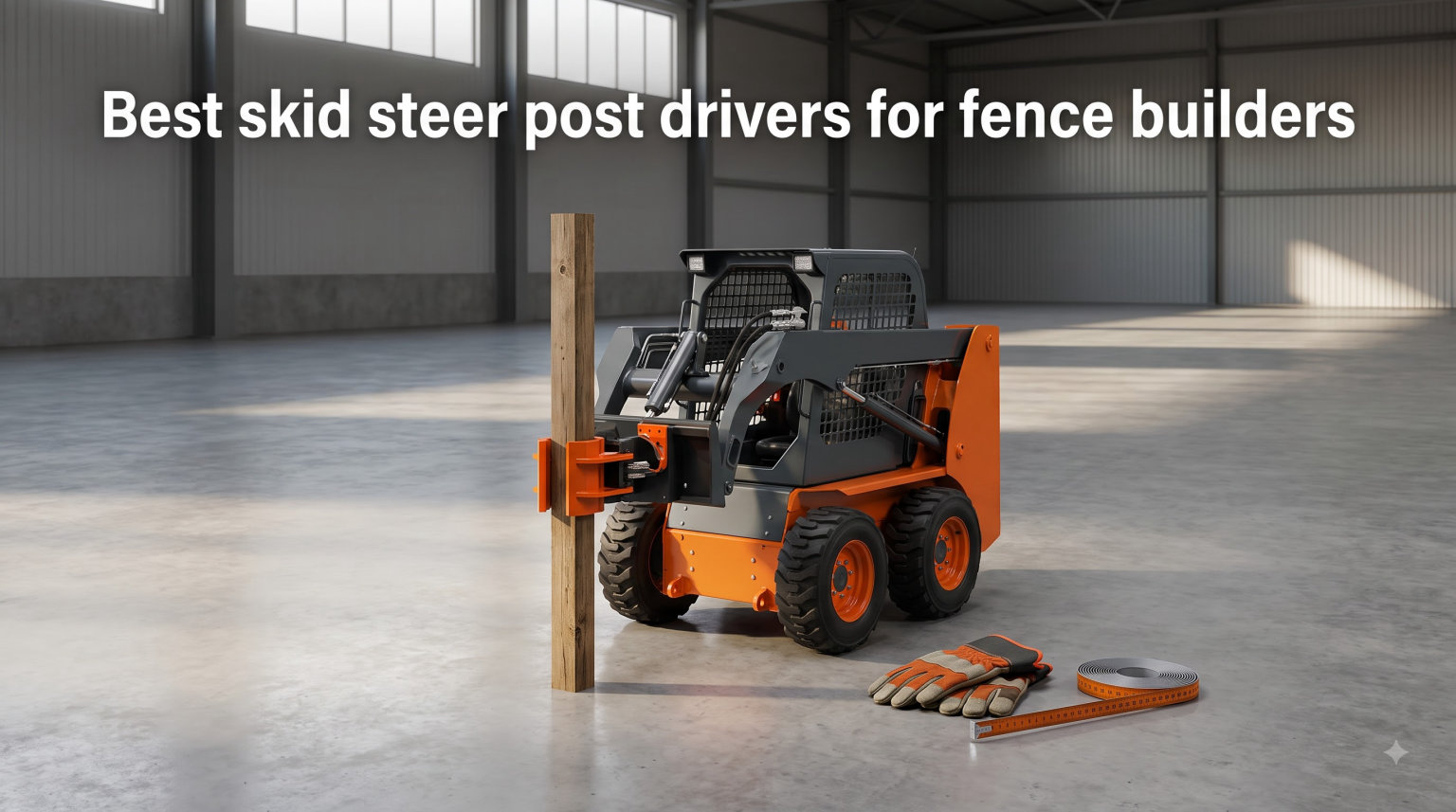 Best skid steer post drivers for fence builders