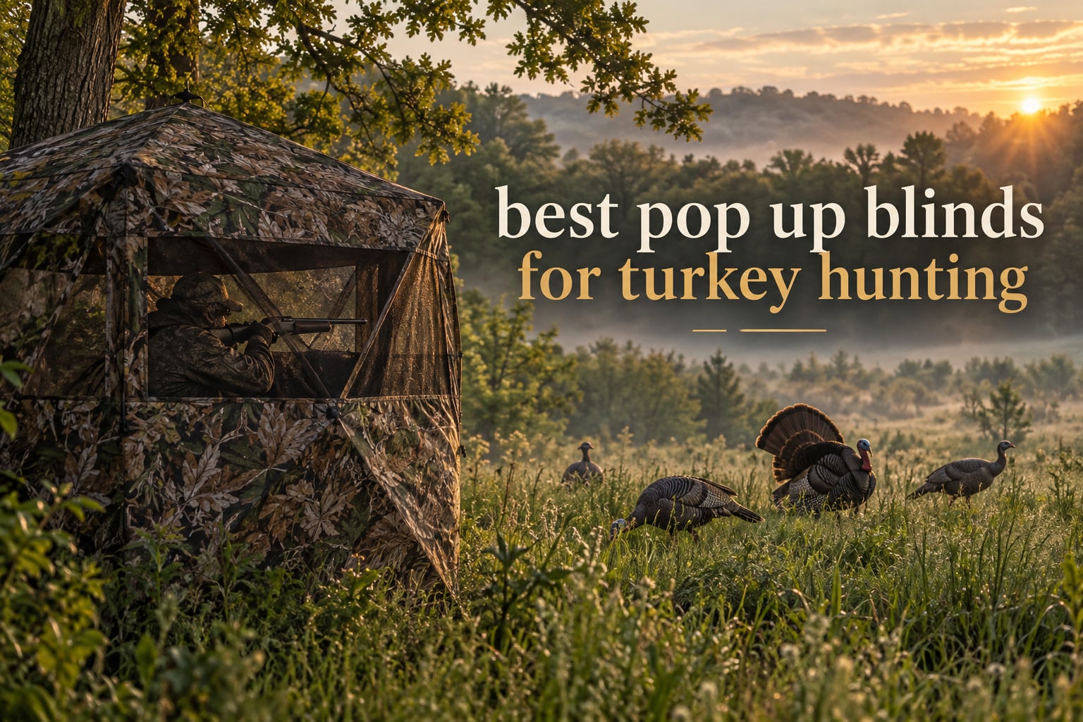 best pop up blinds for turkey hunting