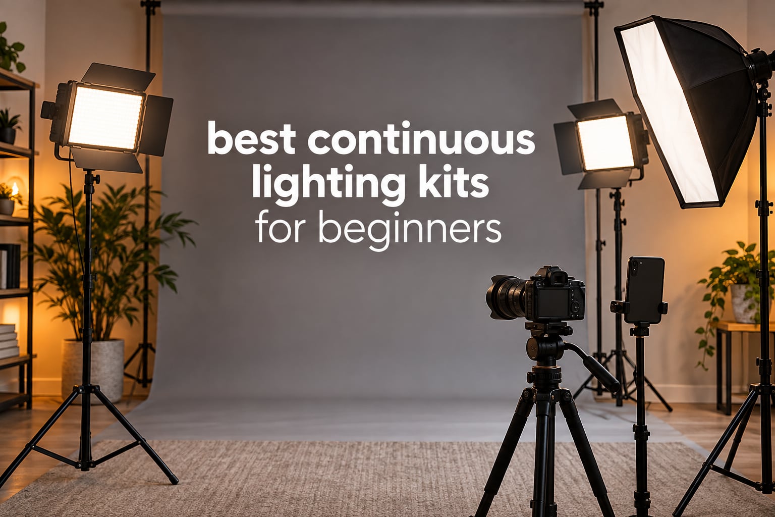 best continuous lighting kits for beginners