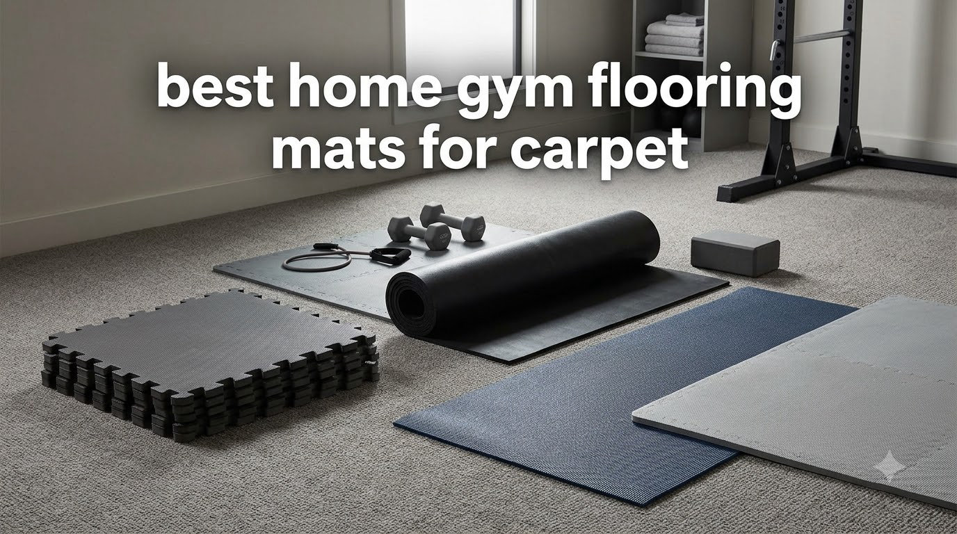 best home gym flooring mats for carpet