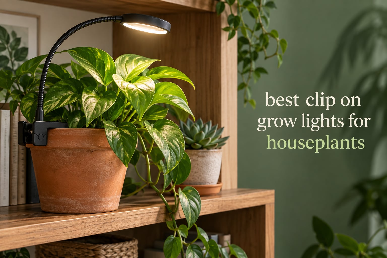 best clip on grow lights for houseplants