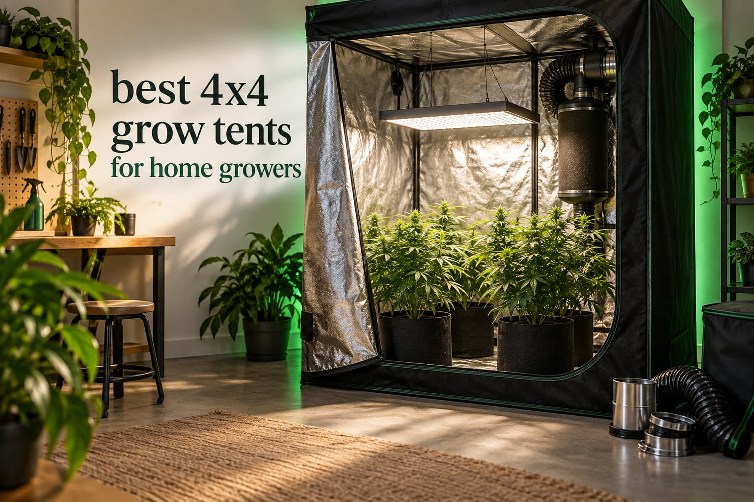 best 4x4 grow tents for home growers