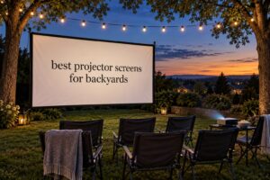 best projector screens for backyards
