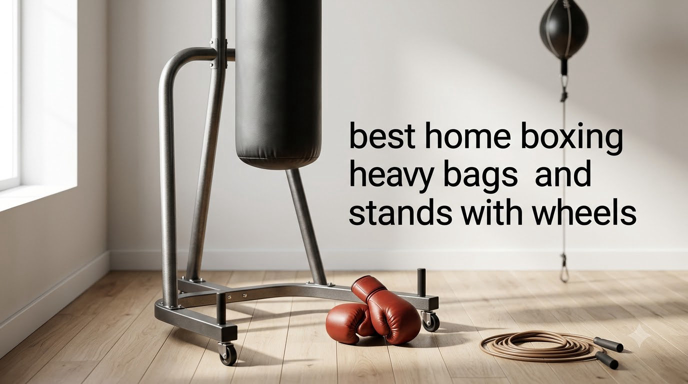 best home boxing heavy bags and stands with wheels
