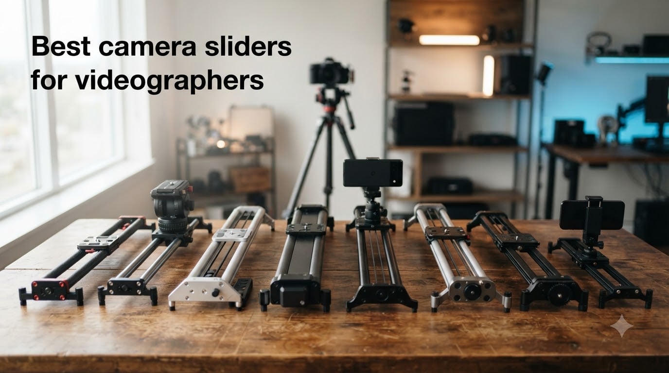 Best camera sliders for videographers