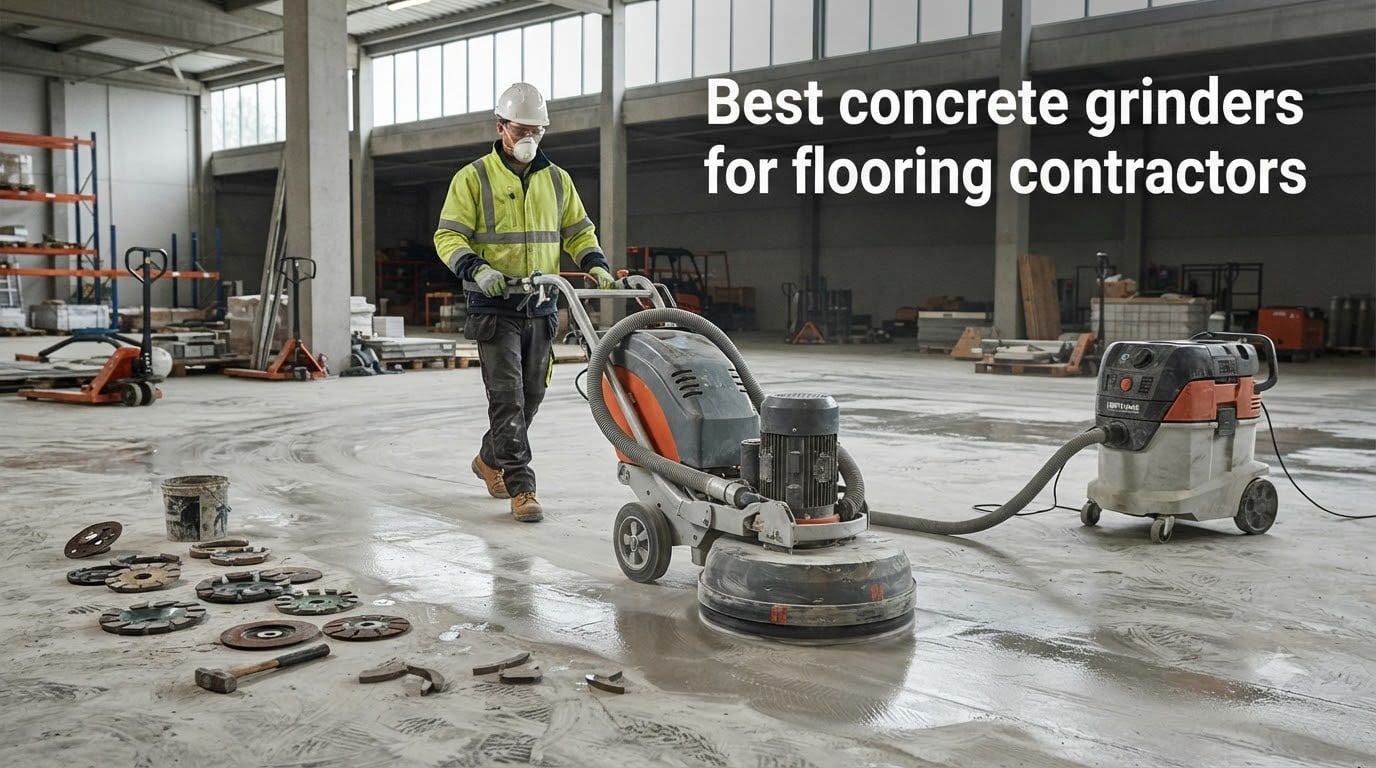 Best concrete grinders for flooring contractors