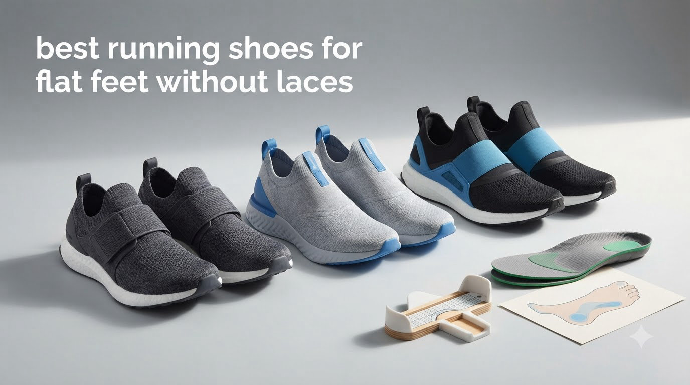 best running shoes for flat feet without laces