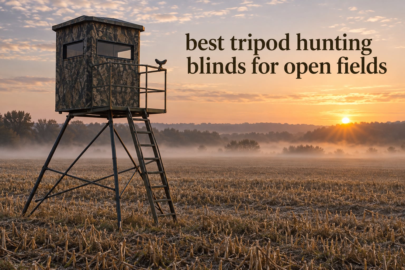 best tripod hunting blinds for open fields