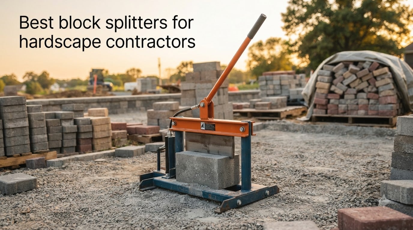 Best block splitters for hardscape contractors