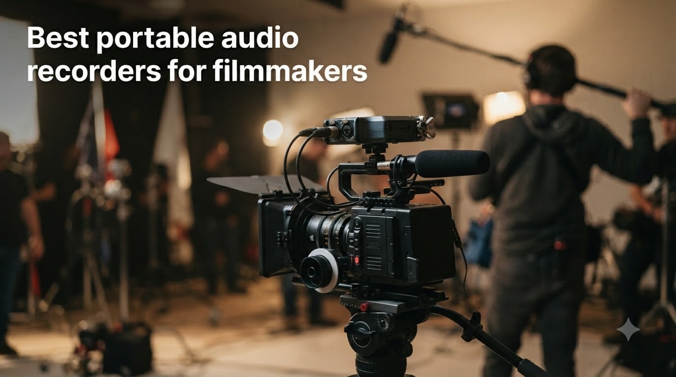 Best portable audio recorders for filmmakers