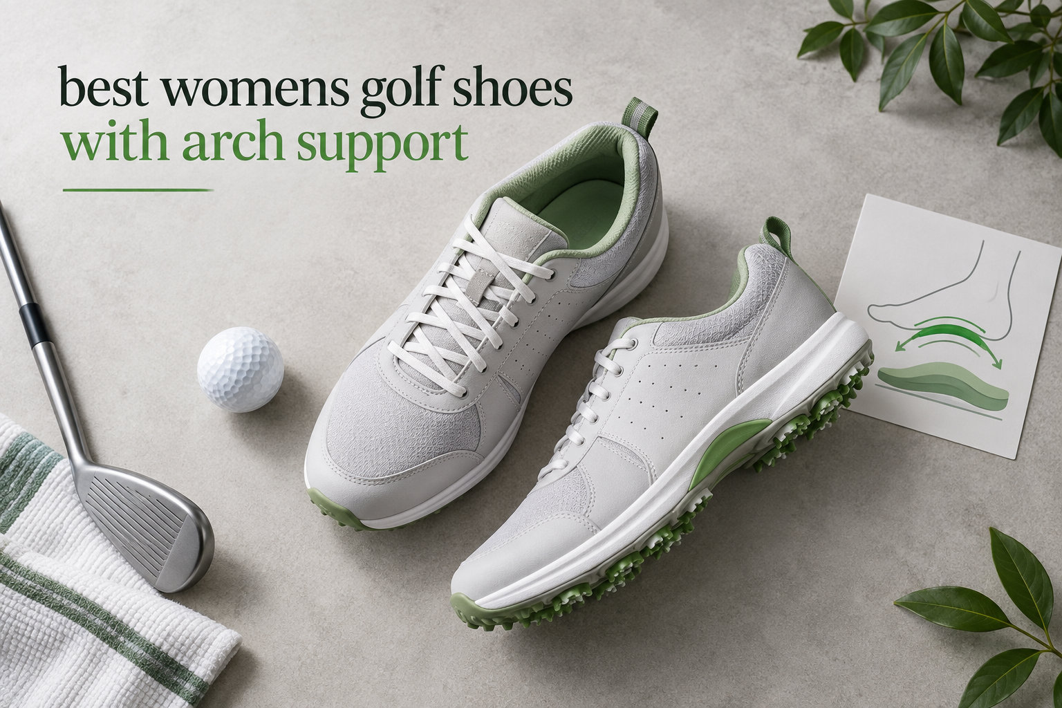 best womens golf shoes with arch support
