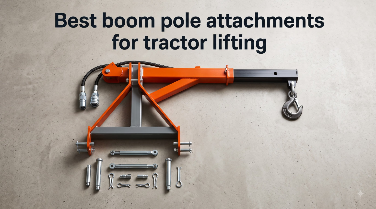 Best boom pole attachments for tractor lifting