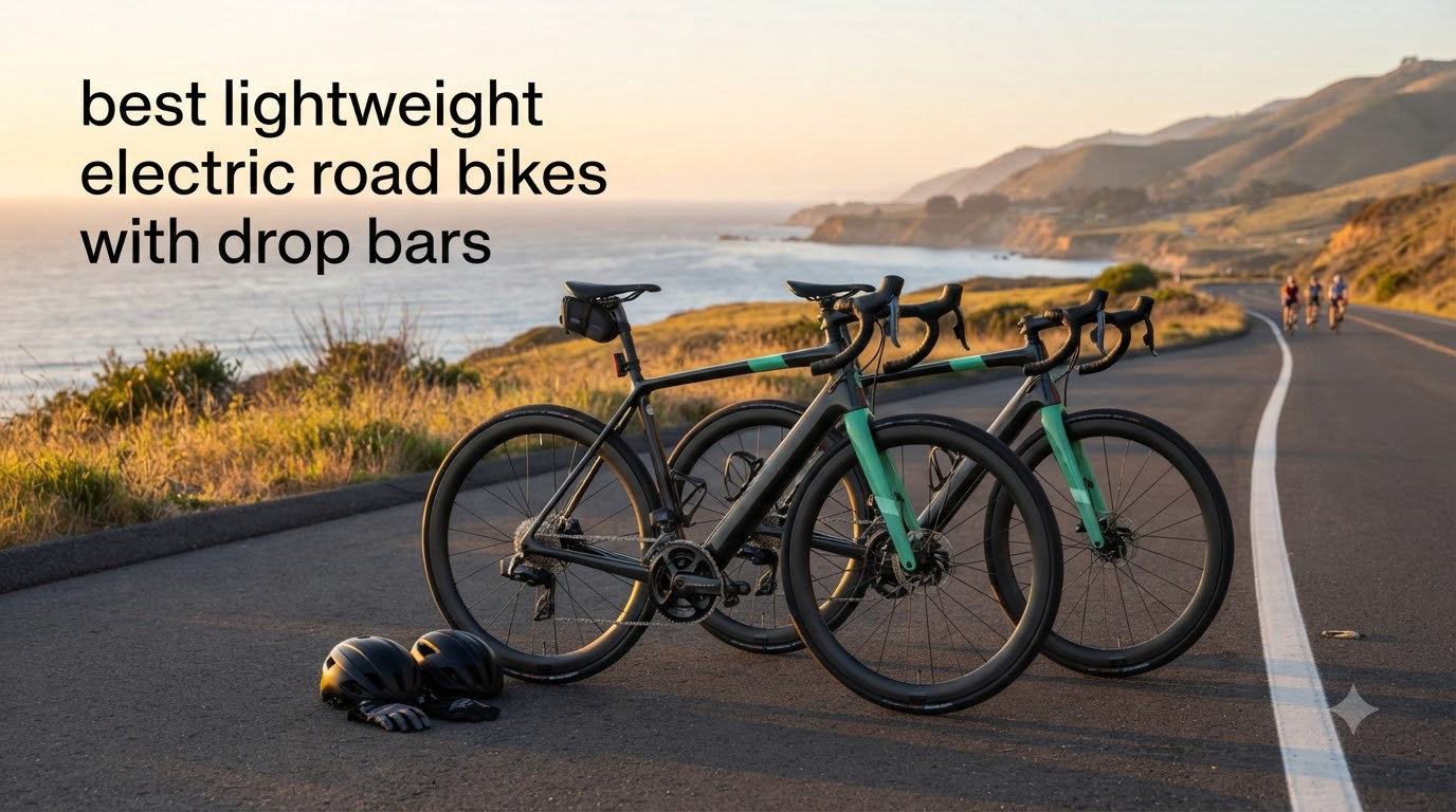 best lightweight electric road bikes with drop bars