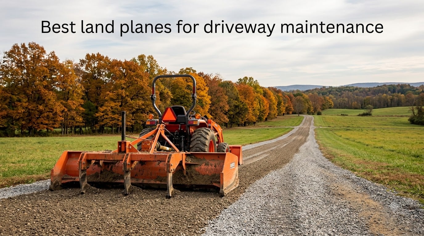 Best land planes for driveway maintenance
