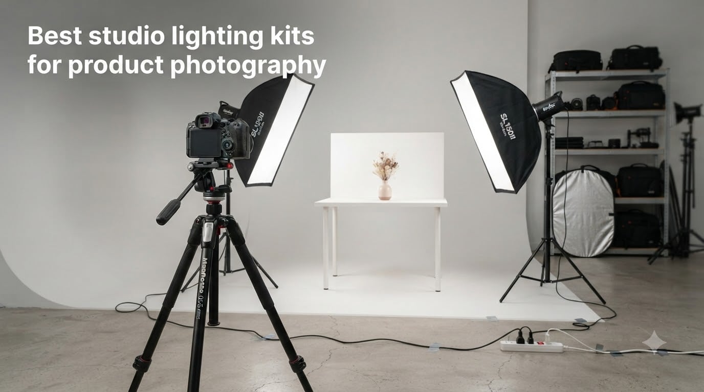 Best studio lighting kits for product photography