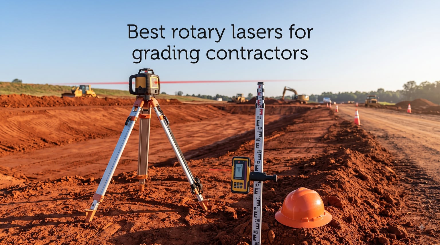 Best rotary lasers for grading contractors