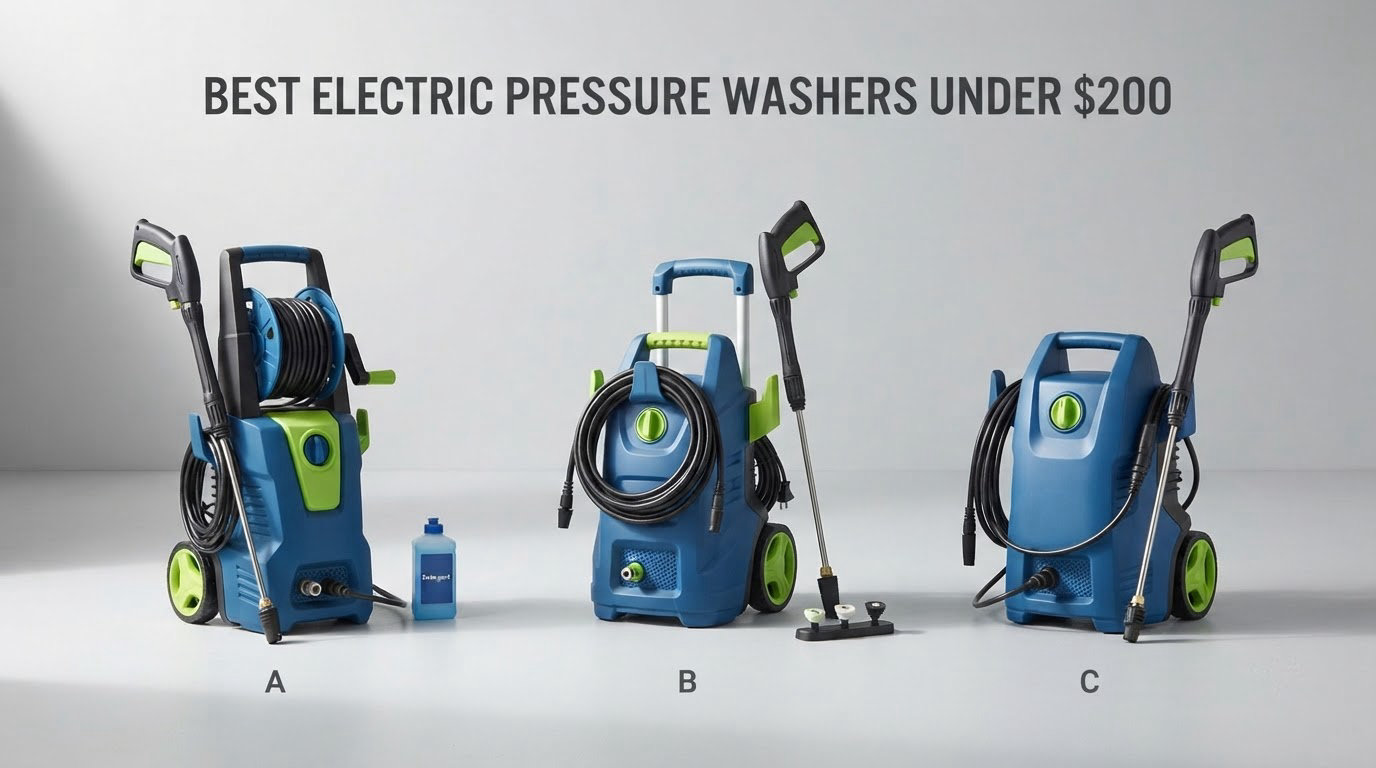 best electric pressure washers under $200