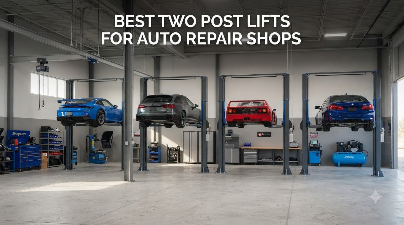 Best two post lifts for auto repair shops