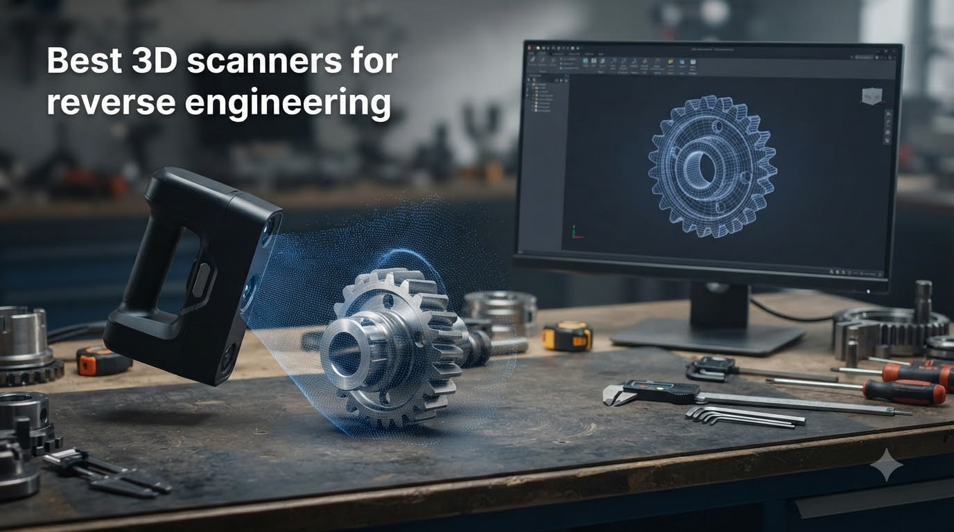 Best 3D scanners for reverse engineering