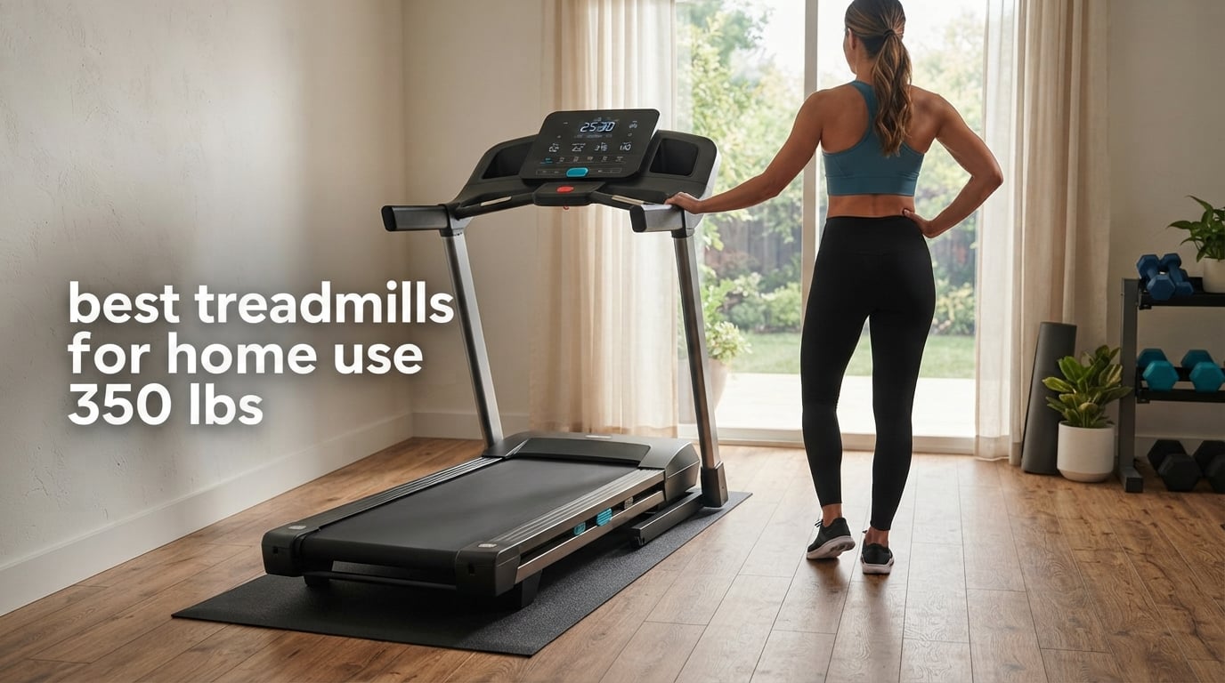 best treadmills for home use 350 lbs