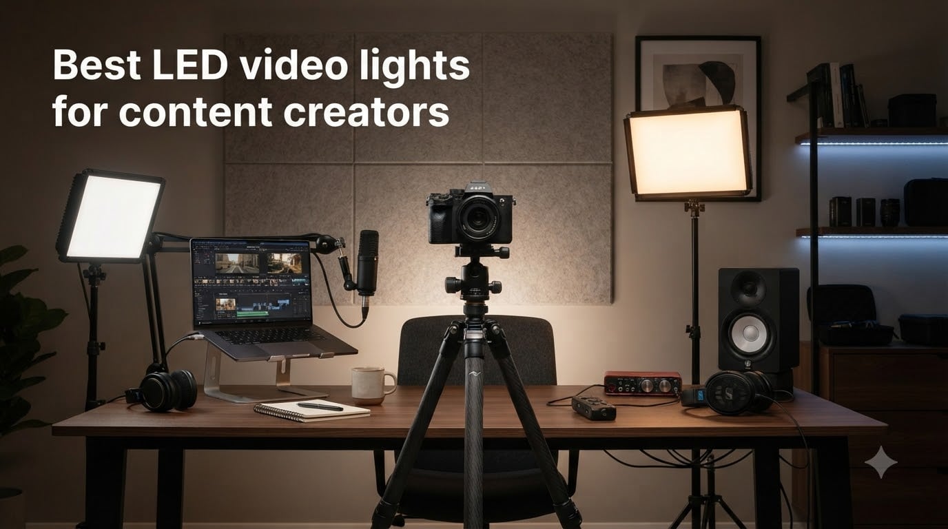 Best LED video lights for content creators