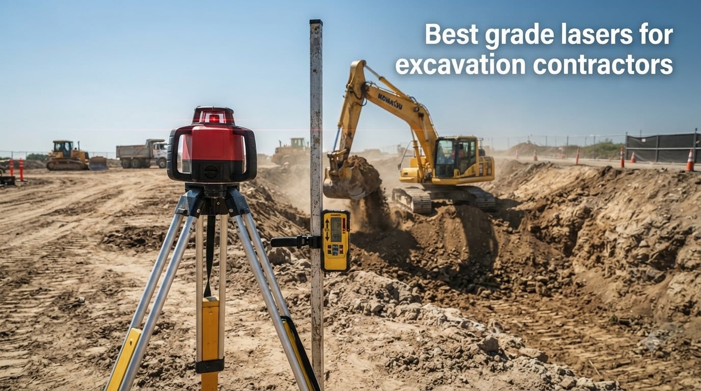 Best grade lasers for excavation contractors