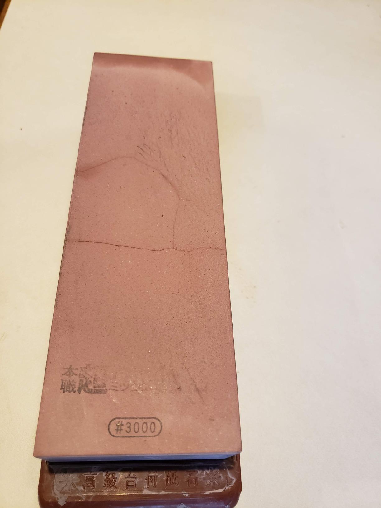 Chosera 3,000 Grit Stone - with base customer photo 2